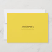 Rustikale Einladung (Rückseite)