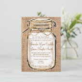 Rustikale Einladung (Stehend Vorderseite)