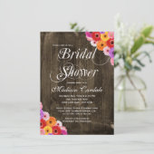 Rustikale Einladung (Stehend Vorderseite)