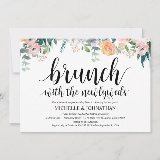 Rustikale Einladung (Vorderseite)