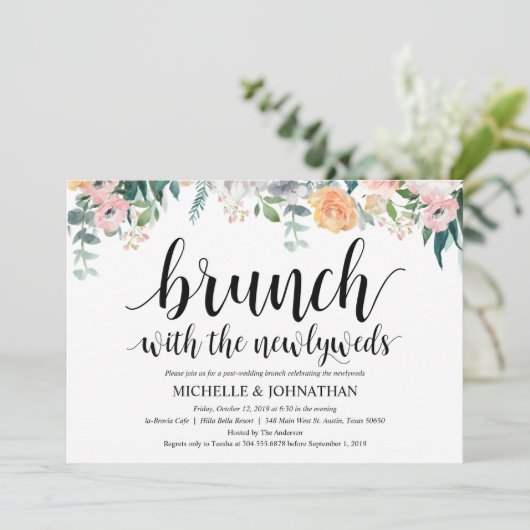 Rustikale Einladung (Stehend Vorderseite)