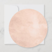 Rustikale Einladung zu einer engagierten Partei (Rückseite)