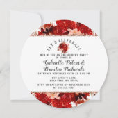 Rustikale Einladung zu einer engagierten Partei (Vorderseite)