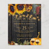 Rustikale Einladung zur Einladung Flyer (Vorne)