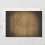 rustikale Einladungen für Hochzeiten auf dem Land, (Rückseite)