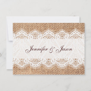 Rustikale Einladungen für Hochzeiten und Hochzeite