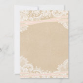 Rustikale Einladungen zu Starfish Beach Bridal (Rückseite)