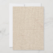 Rustikale Einladungen zur Starfish Bridal Dusche (Rückseite)