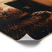 Rustikale Einsamkeit in einem Gebirgswildplakat Poster (Ecke)