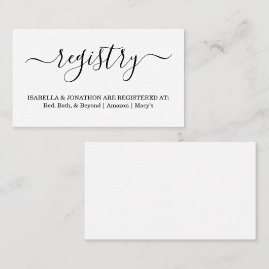 Rustikale Eintragung / Einladung (Vorne/Hinten)