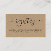 Rustikale Eintragung / Einladung (Vorderseite)