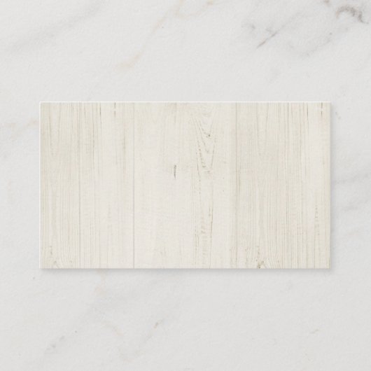 Rustikale Eintragung / Einladung (Rückseite)