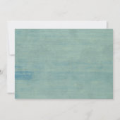 Rustikale Eisen-Kreuz-Hochzeits-Einladungen Einladung (Rückseite)