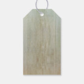 Rustikale Eiserne Laterne und Gipskraut Barn Weddi Geschenkanhänger (Rückseite)