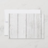 Rustikale Elch Baby Duschdusche Windelwaschkarte Einladung (Rückseite)