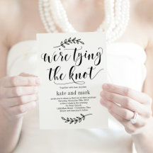 Rustikale Elegance EDITABLE COLOR Wedding Einladun