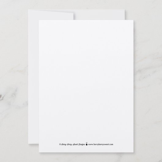 Rustikale Elegance EDITABLE FARBE Save the Date Ca Dankeskarte (Rückseite)