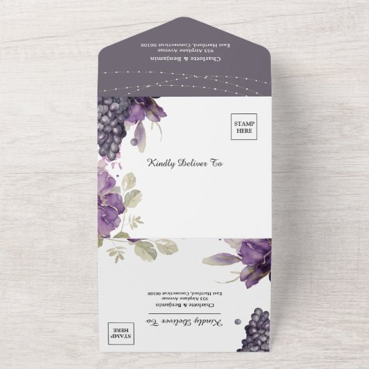 Rustikale Elegance Eine einzigartige Weinroute All In One Einladung (Außenbereich)