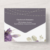 Rustikale Elegance Eine einzigartige Weinroute All In One Einladung (Rückseite)