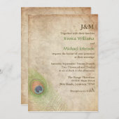 Rustikale Elegance | Einladungen zur Hochzeit (Vorne/Hinten)