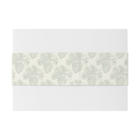 Rustikale Elegance Einladungsbanderole (Rückseitenbeispiel)