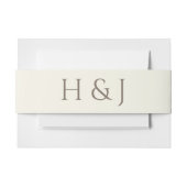 Rustikale Elegance Einladungsbanderole (Vorderseite Beispiel)