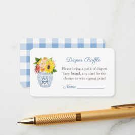 Rustikale Elegance Fall Babydusche Windelwindeln Begleitkarte