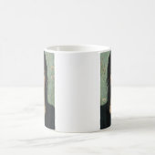Rustikale Elegance - Freckled Beauty Portrait Kaffeetasse (Mittel)