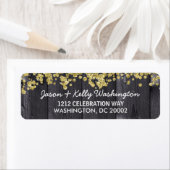 Rustikale Elegance-Rücksendeadresse (Insitu)