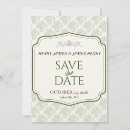 Rustikale Elegance Save The Date
