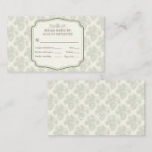 Rustikale Elegance Visitenkarte (Vorne/Hinten)