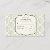 Rustikale Elegance Visitenkarte (Vorderseite)