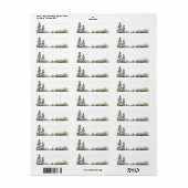 Rustikale Elegance Wald Pine Blank (Vorne)