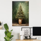 Rustikale Elegance Weihnachtsbaum im Tessin Poster (Heimbüro)