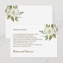 Rustikale Elegance wünscht eine Wohlfühlkarte Einladung