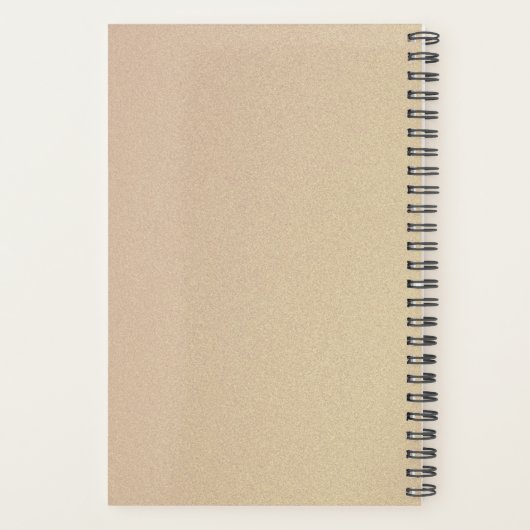 Rustikale Elegant Blue Wedding Planer (Rückseite)