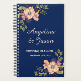 Rustikale Elegant Blue Wedding Planer