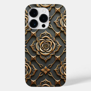 Rustikale Elegant Metallische Rose Case-Mate iPhone 14 Pro Hülle