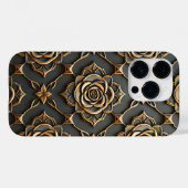Rustikale Elegant Metallische Rose Case-Mate iPhone Hülle (Rückseite (Horizontal))