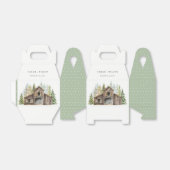 Rustikale Elegant Pine Woods Forest Barnyard Hochz Geschenkschachtel (Ungefaltet)