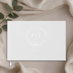 Rustikale Elegant White Lace Wedding Gästebuch