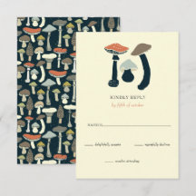 Rustikale Elegant Woodland Wild Mushrooms Wedding