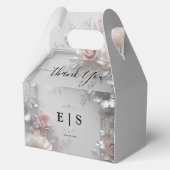 Rustikale, elegante 3D-Blumenhochzeit Geschenkschachtel (Vorderseite)