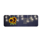 Rustikale, elegante Chalkboard-Sonnenblumen uAwg A (Vorne)