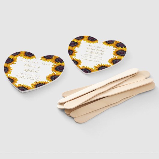 Rustikale, elegante Drehbuch Hochzeit rett Datum Fächer (Non-assembled)