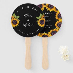 Rustikale, elegante Drehbuch Hochzeit rett Datum Fächer