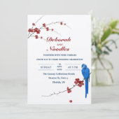 rustikale Elegante Einladung zur Hochzeit von Vöge (Stehend Vorderseite)