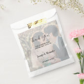 Rustikale elegante Foto-Hochzeit Danke Geschenktütchen (Versiegelt)