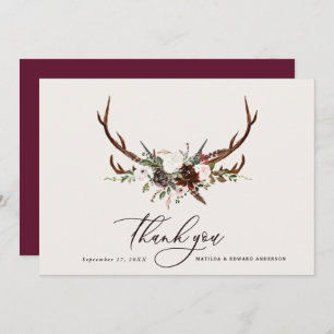 Rustikale elegante Hochzeit danke botanisch