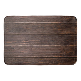 Rustikale Elegante Hütte Textur Dunkelholzkörner Badematte